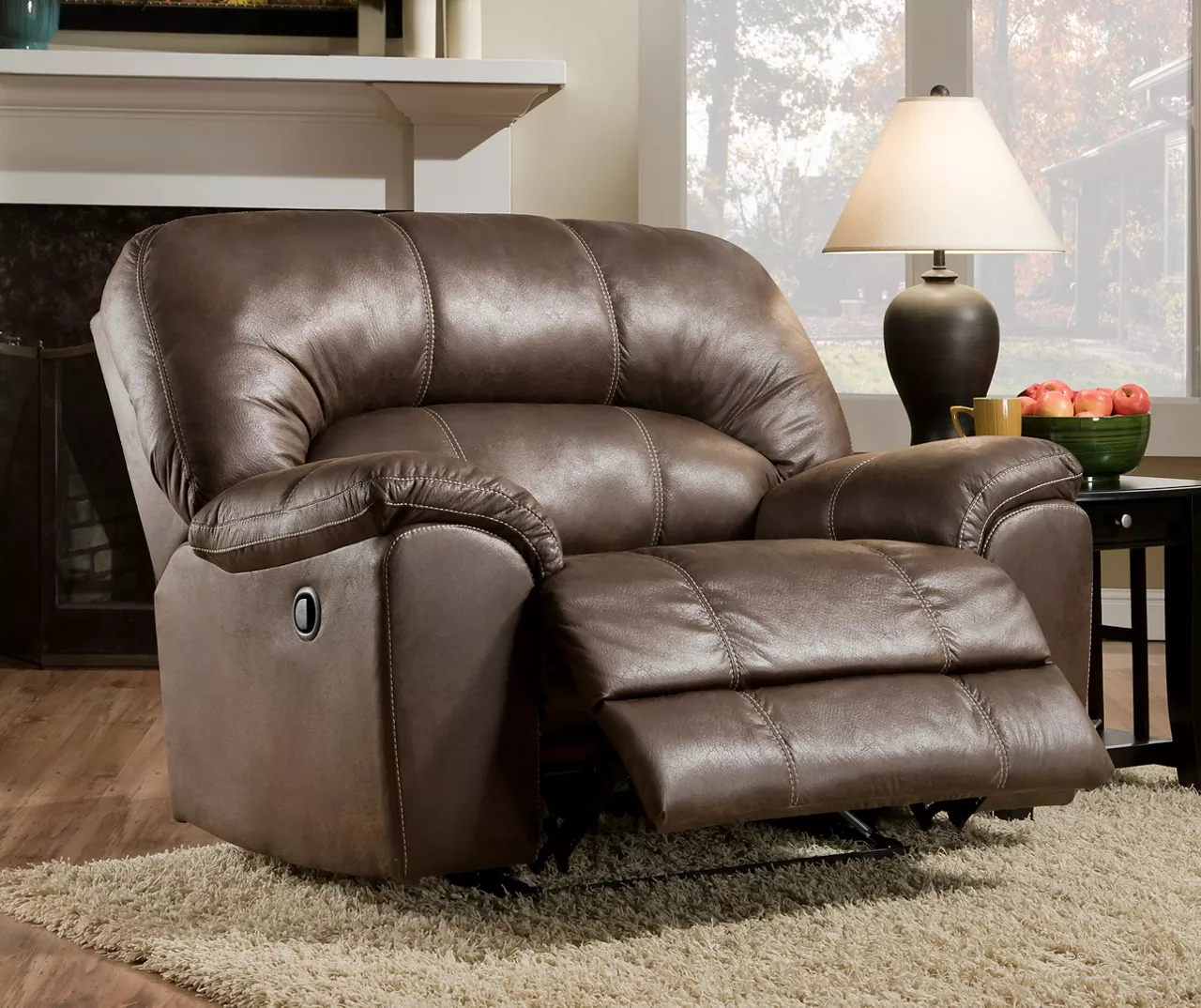 Stallion Brown Snuggle Up Recliner 3 Stallion Brown Snuggle Up Recliner - Image 3