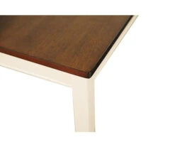 Whitesburg Cottage White & Brown Dining Room Bench -Best Furniture Store 810363197 5