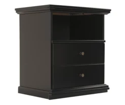 Maribel Black Nightstand -Best Furniture Store 810363205 2