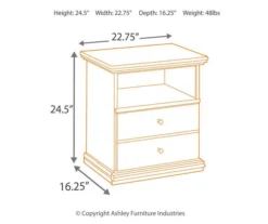 Maribel Black Nightstand -Best Furniture Store 810363205 5