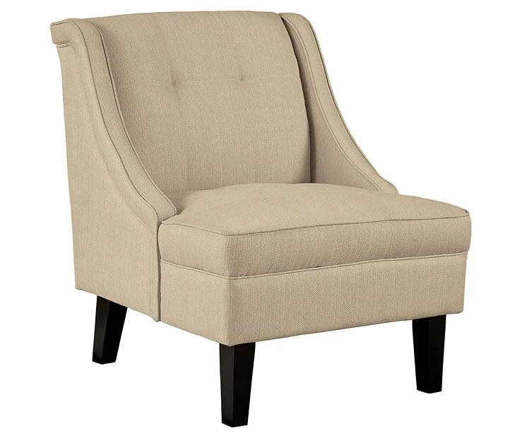 Clarinda Cream Accent Chair 6 Clarinda Cream Accent Chair - Image 6