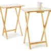 Natural Tray Tables, 2-Pack