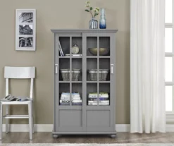 Ameriwood Glass Door 4-Shelf Bookcases -Best Furniture Store 810369313