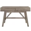 Margo Gray 2-Drawer Wood Desk