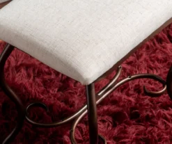 Heather Metal Adjustable Mirror Vanity Set With Stool -Best Furniture Store 810389409 A8 9