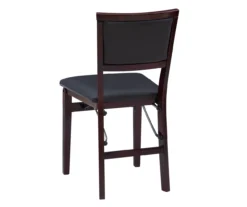 Brown Classic Open Back Folding Chairs, 2-Pack -Best Furniture Store 810389460 A2 1