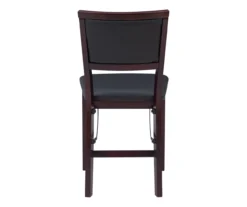 Brown Classic Open Back Folding Chairs, 2-Pack -Best Furniture Store 810389460 A2 2