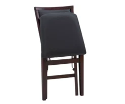 Brown Classic Open Back Folding Chairs, 2-Pack -Best Furniture Store 810389460 A8 1