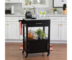 Ree Black Granite Top Kitchen Cart With Storage -Best Furniture Store 810389519 A0 4