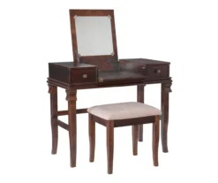 Martha Mirror Vanity Set With Stool -Best Furniture Store 810389525 A0 1