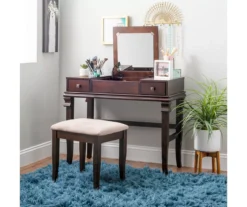 Martha Mirror Vanity Set With Stool -Best Furniture Store 810389525 B0 11