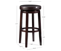 Clea Faux Leather Bar/ Counter Stools -Best Furniture Store 810389527 A7