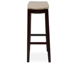 31" Clay Walnut Pub Barstool -Best Furniture Store 810389530 2
