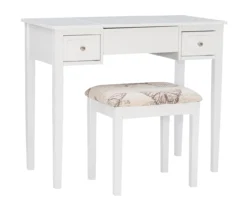 Butterfly Mirror Vanity Set With Stool -Best Furniture Store 810389543 A0 1