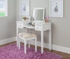 Butterfly Mirror Vanity Set With Stool -Best Furniture Store 810389543 A0 7