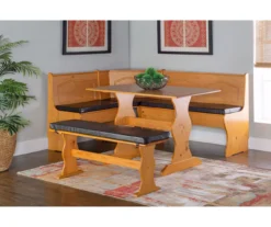 Brown PVC Cushion Set For Breakfast Nook -Best Furniture Store 810389545 B0 2