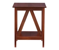 Rockford Antique Tobacco End Table -Best Furniture Store 810389562 A0 3
