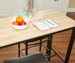 Max Brown & Blonde 3-Piece Pub Table Set -Best Furniture Store 810389575 3