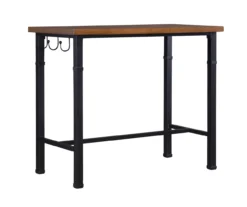 Luke Industrial 3-Piece Pub Table Set With Hooks 18 Luke Industrial 3-Piece Pub Table Set With Hooks -Best Furniture Store 810389576 A0 5