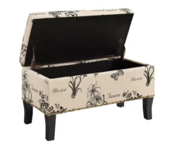 Claudia Botanical Storage Ottoman -Best Furniture Store 810389625 A0 4
