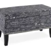 Claudia Gray Script Storage Ottoman