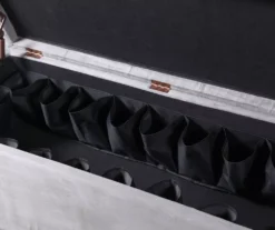 Erin Gray Padded Shoe Storage Ottoman 9 Erin Gray Padded Shoe Storage Ottoman -Best Furniture Store 810389631 4