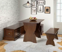 Cannon Walnut Backless Breakfast Nook -Best Furniture Store 810389665 B0 2