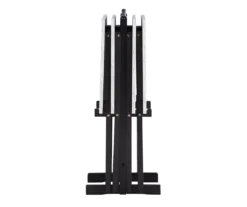 Davis White Faux Marble Tray Tables With Stand, 5-Piece Set -Best Furniture Store 810389673 A0 4