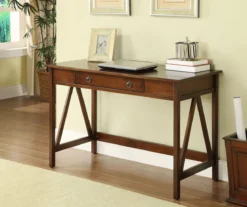 Rockford Antique Tobacco Writing Desk -Best Furniture Store 810389677 4