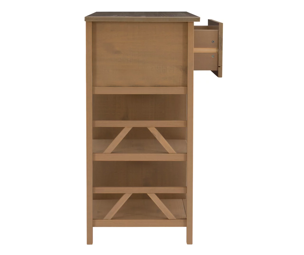 Rockford Rustic Gray 5-Shelf TV & Media Center 8 Rockford Rustic Gray 5-Shelf TV & Media Center - Image 8