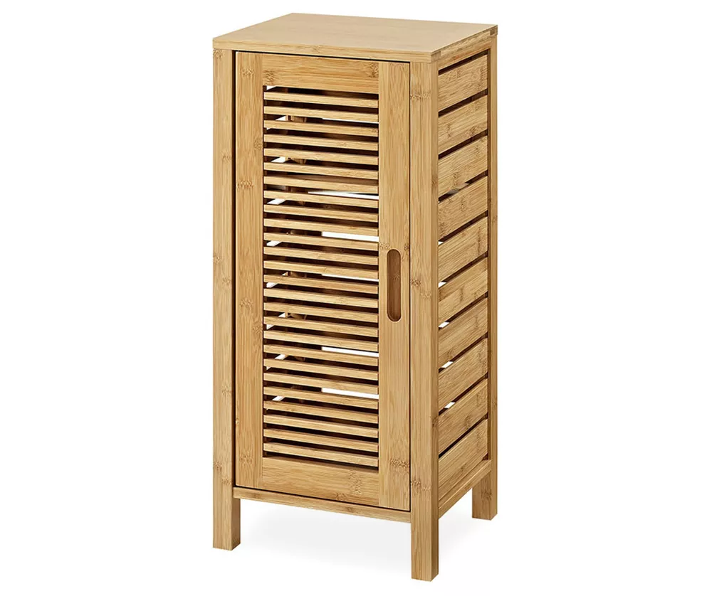Pierce Bamboo Single Door Floor Cabinet 1 Pierce Bamboo Single Door Floor Cabinet