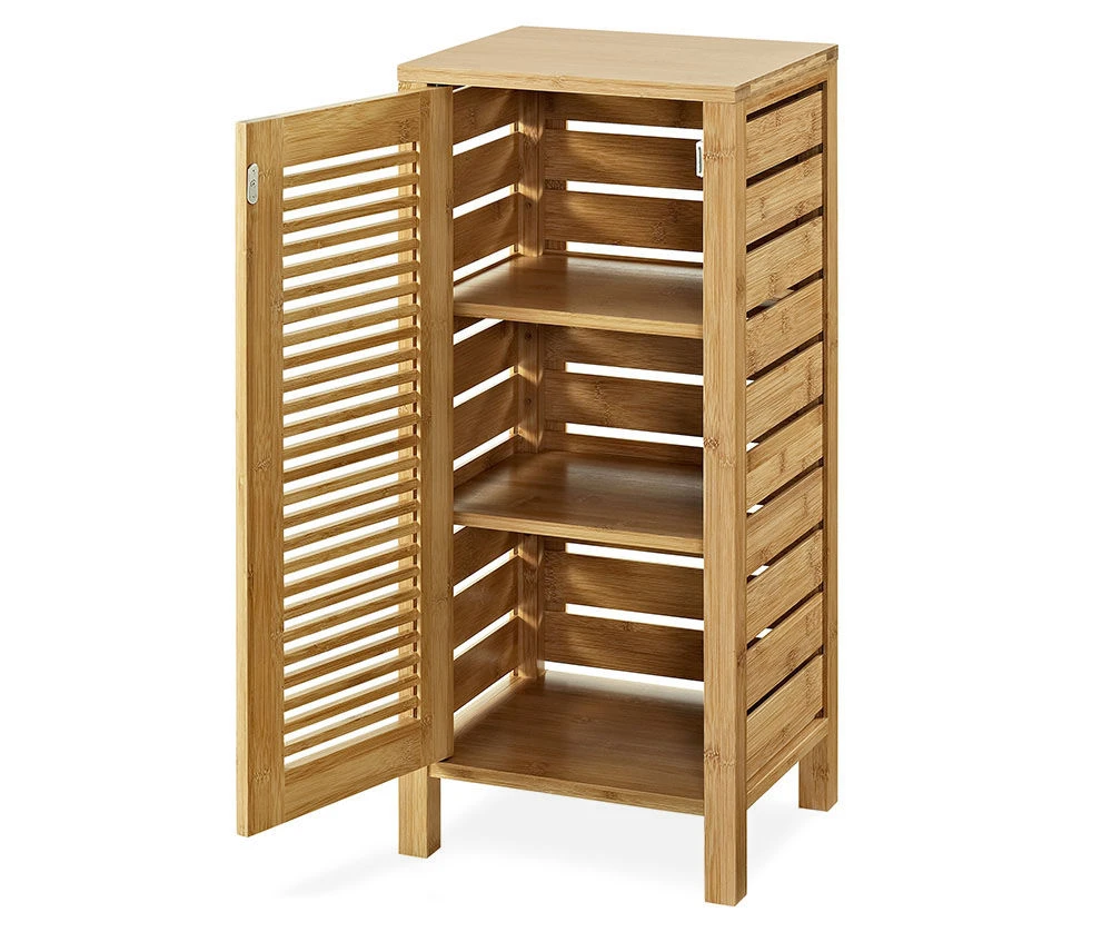 Pierce Bamboo Single Door Floor Cabinet 6 Pierce Bamboo Single Door Floor Cabinet - Image 6