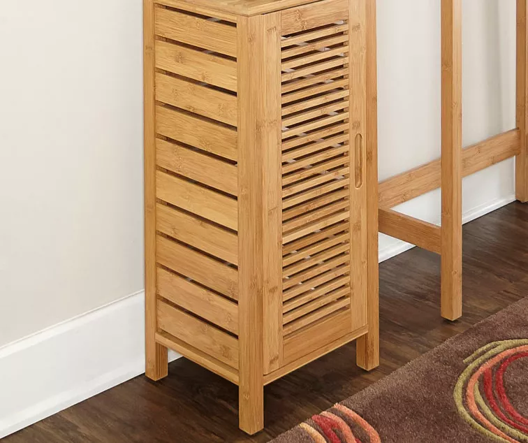 Pierce Bamboo Single Door Floor Cabinet 10 Pierce Bamboo Single Door Floor Cabinet - Image 10