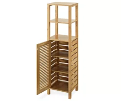 Pierce Bamboo 5-Shelf Mid Cabinet 17 Pierce Bamboo 5-Shelf Mid Cabinet -Best Furniture Store 810389690 2