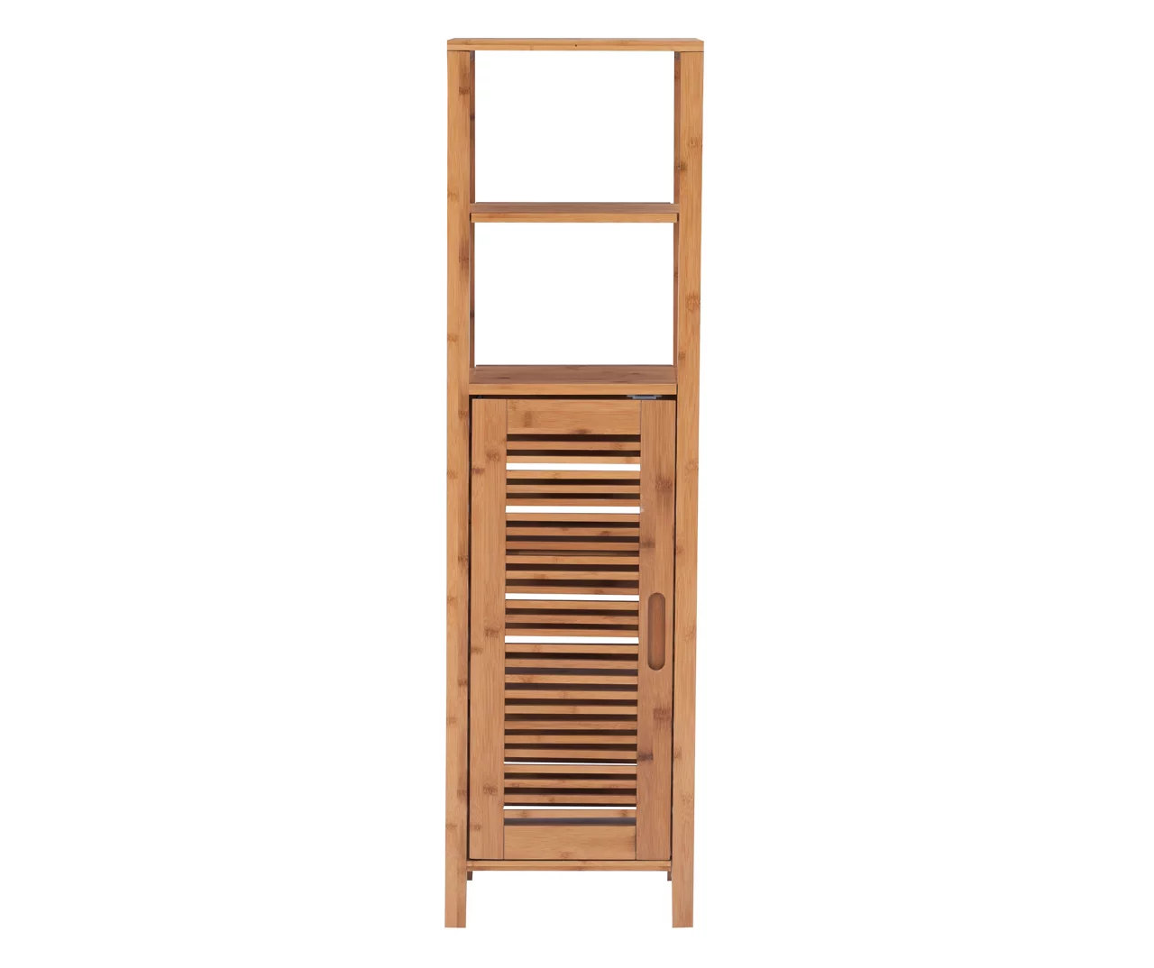 Pierce Bamboo 5-Shelf Mid Cabinet 10 Pierce Bamboo 5-Shelf Mid Cabinet - Image 10
