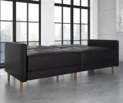 Ameriwood Avianna Faux Leather Coil Futon -Best Furniture Store 810405140 3