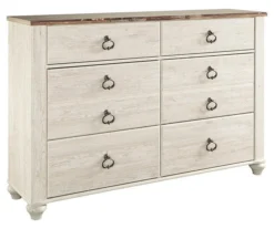 Willowton Whitewash Dresser -Best Furniture Store 810406133 10