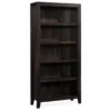 Dakota Char 5-Shelf Pine Bookcase