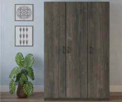 Rodeo Weathered Oak 3-Door Wardrobe -Best Furniture Store 810409561 2
