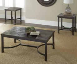 Ambrose Rustic Charcoal Coffee Table 5 Ambrose Rustic Charcoal Coffee Table -Best Furniture Store 810422848 810422849