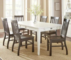 Cayla Dark Oak Dining Chairs, 2-Pack -Best Furniture Store 810422959 3