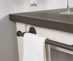 Cayla Two-Tone Rolling Kitchen Cart -Best Furniture Store 810423038 2