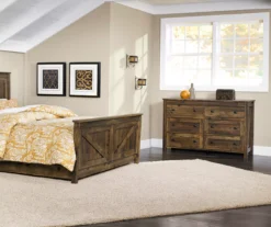 Century Lane Rustic Brown 6-Drawer Dresser -Best Furniture Store 810434140 6