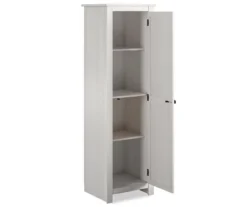 Lincoln Magnolia Oak White Single Door Kitchen Pantry -Best Furniture Store 810447463 1