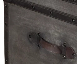 Amsel Gray Storage Trunk -Best Furniture Store 810458018 6