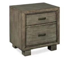 Arnett Smoky Gray Nightstand -Best Furniture Store 810458207 3