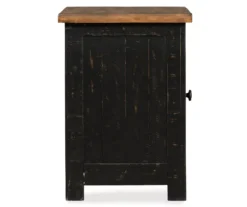 Valebeck Black & Brown Two-Tone Chairside End Table 9 Valebeck Black & Brown Two-Tone Chairside End Table -Best Furniture Store 810458251 4