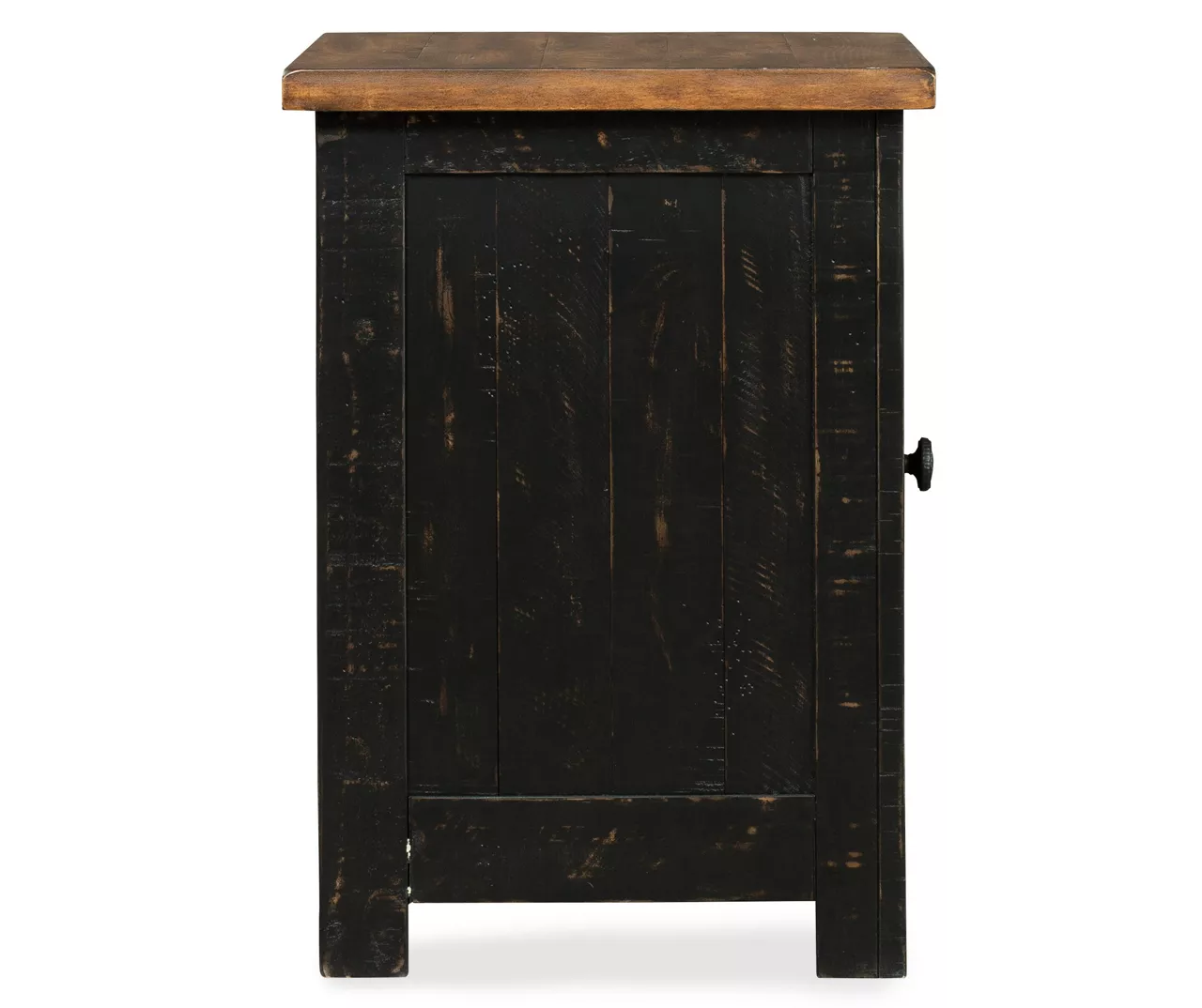 Valebeck Black & Brown Two-Tone Chairside End Table 4 Valebeck Black & Brown Two-Tone Chairside End Table - Image 4