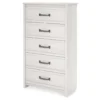 Duncan Ivory Oak 5-Drawer Dresser