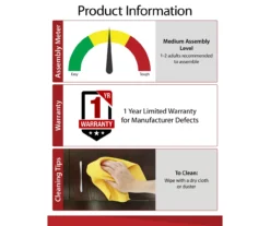 47" Grandcastle Espresso Electric Fireplace Console -Best Furniture Store 810464966 A0 6